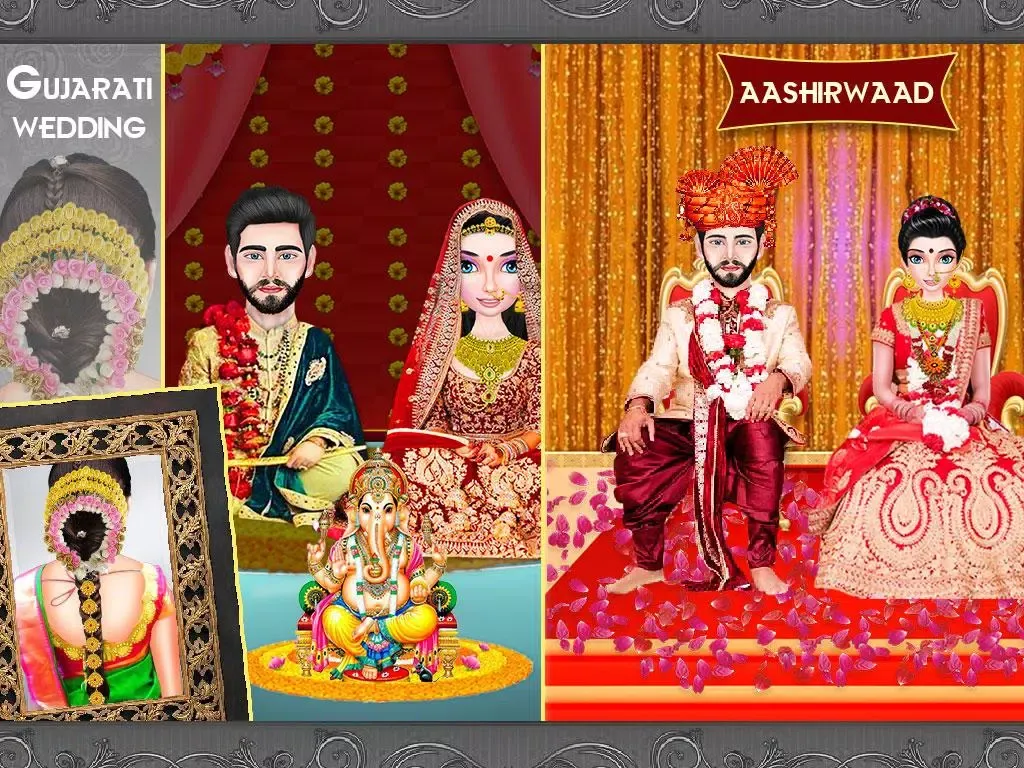 Gujarati Indian Wedding Girls স্ক্রিনশট