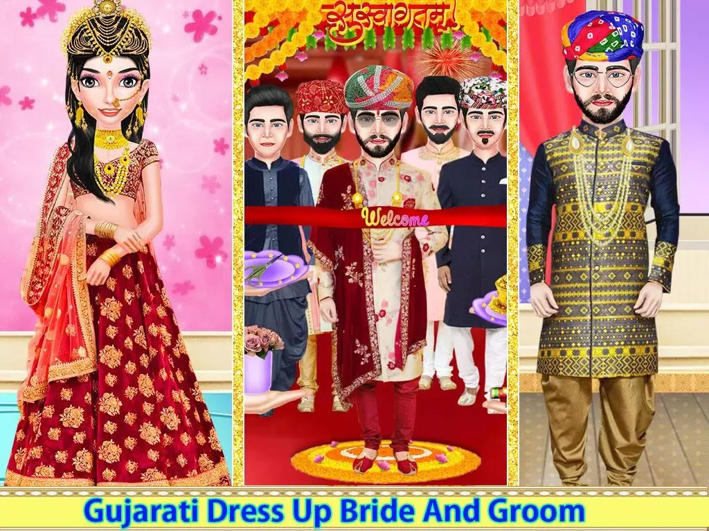 Gujarati Indian Wedding Girls স্ক্রিনশট