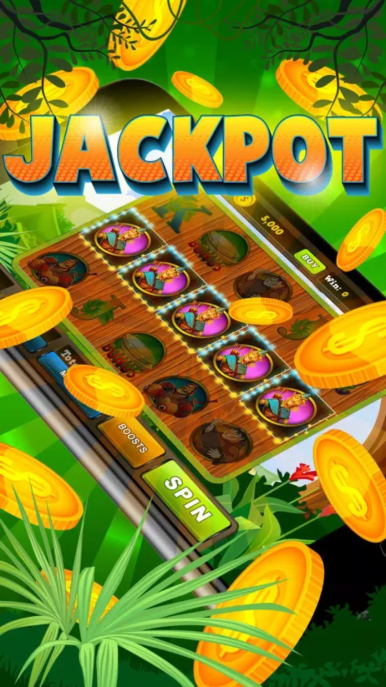 Slots Jungle Treasures - Free Vegas Casino Jackpot Win应用截图