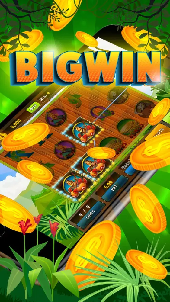 Slots Jungle Treasures - Free Vegas Casino Jackpot Win应用截图
