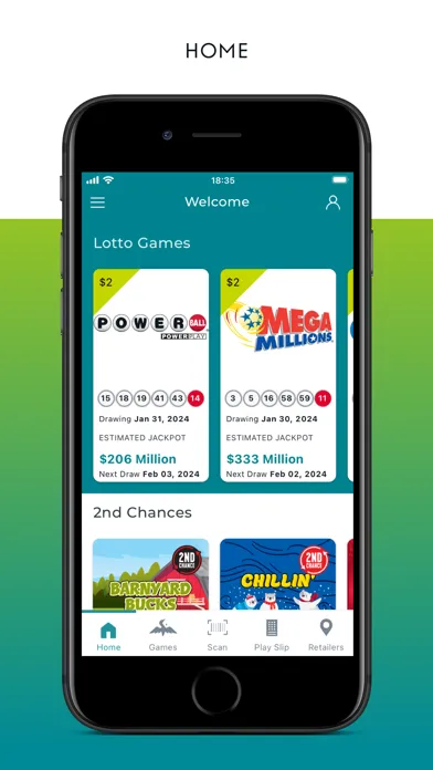 Скриншоты Minnesota Lottery