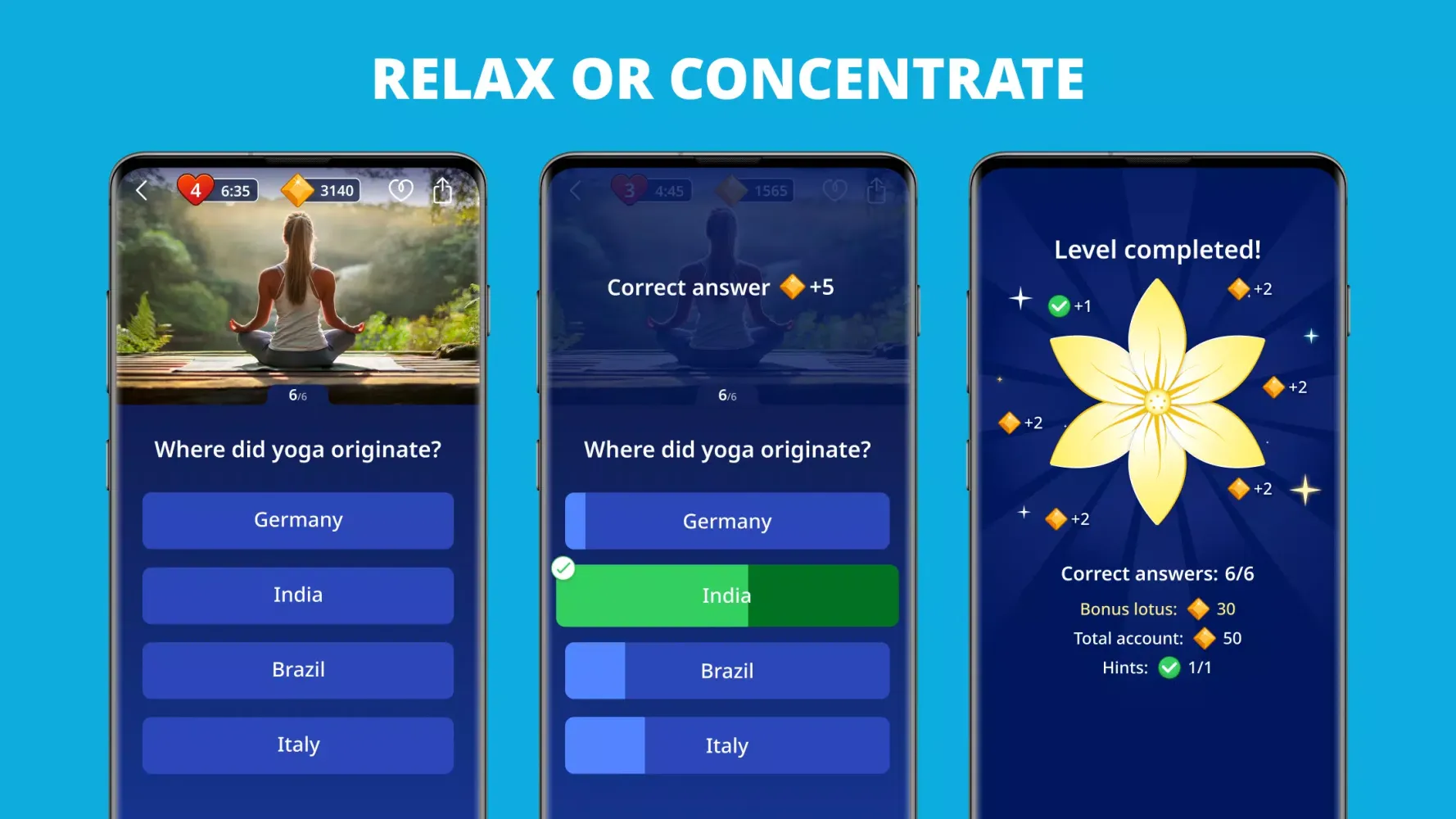 Capturas de pantalla de Antistress trivia - Zen Quiz