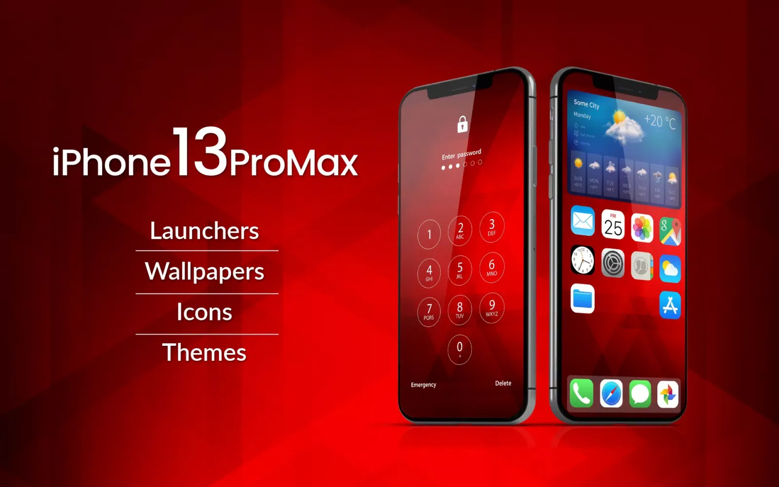 Capturas de pantalla de iPhone 13 Pro Max Launcher