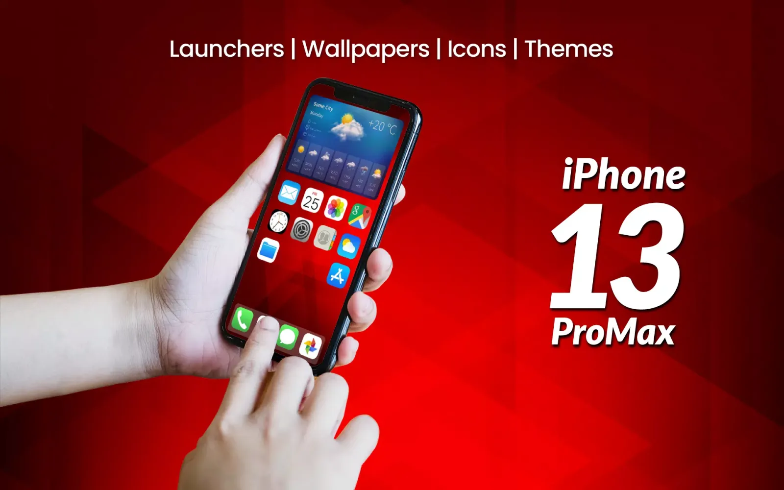 Capturas de pantalla de iPhone 13 Pro Max Launcher