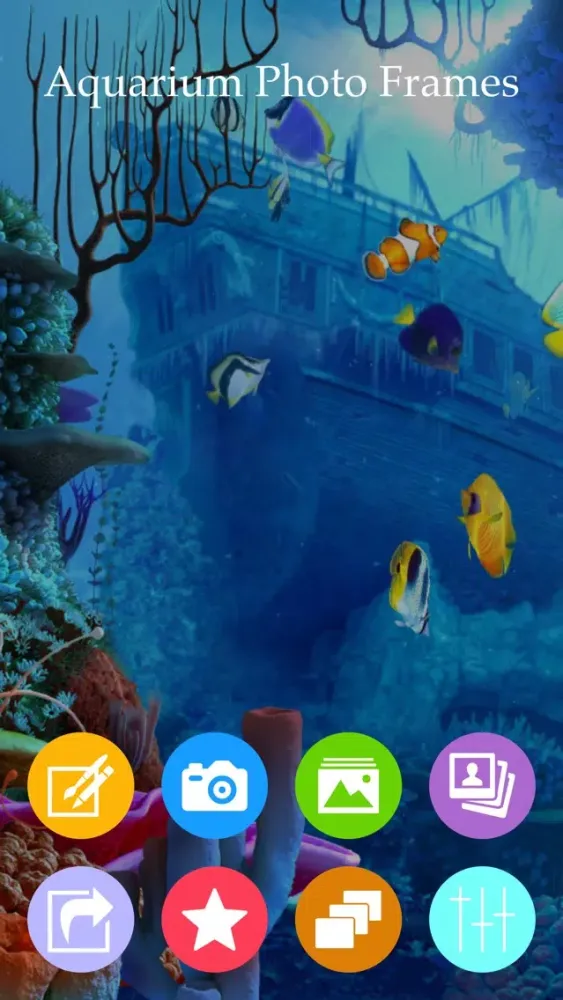 Tangkapan layar Aquarium Photo Frames & Photo Editor