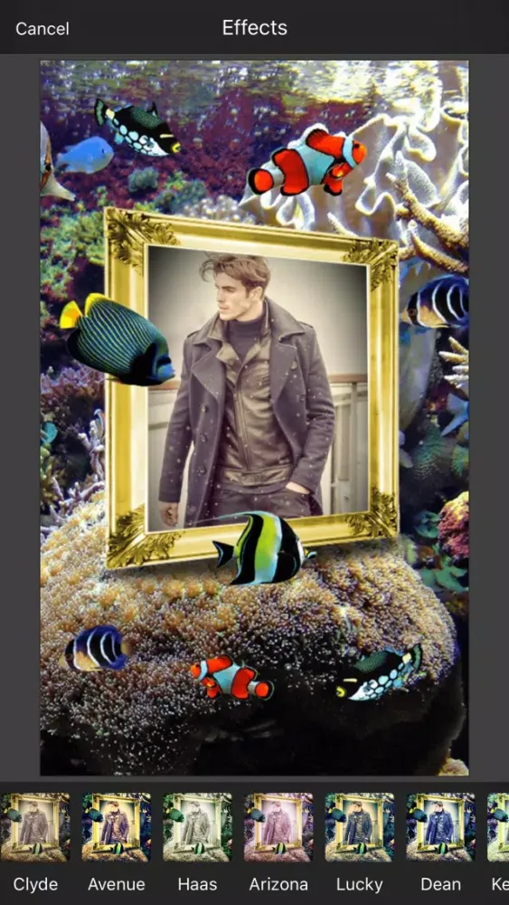 Tangkapan layar Aquarium Photo Frames & Photo Editor