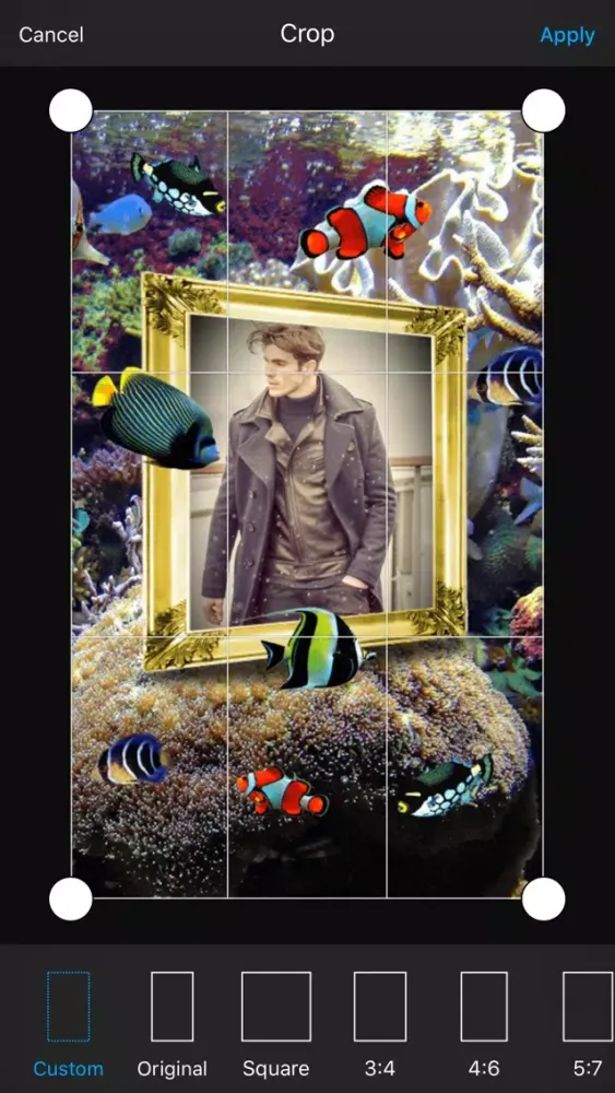Tangkapan layar Aquarium Photo Frames & Photo Editor