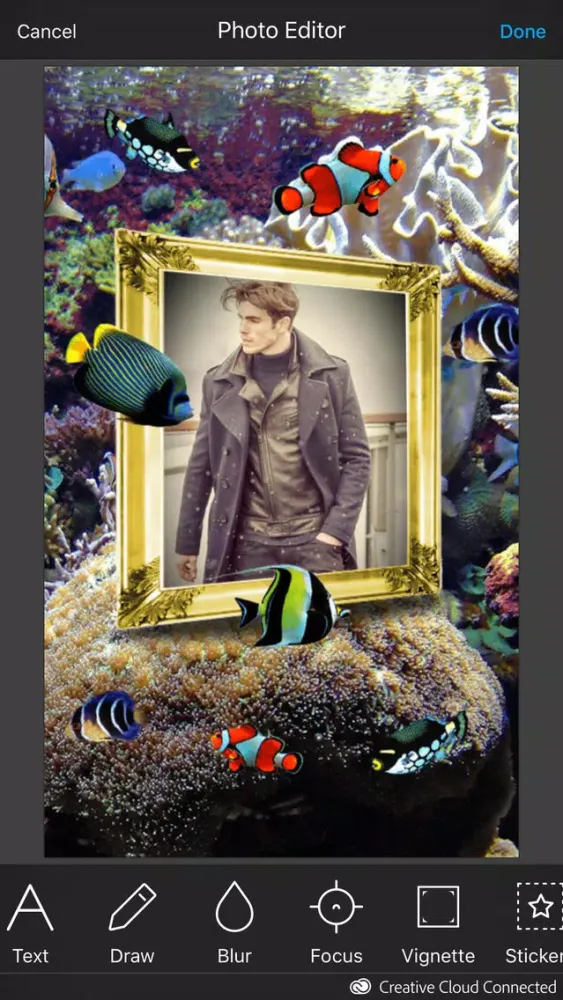 Tangkapan layar Aquarium Photo Frames & Photo Editor