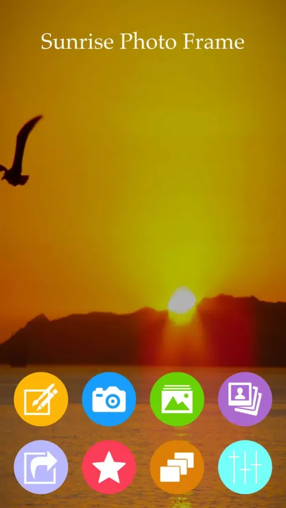 Sunrise Photo Frame Screenshots