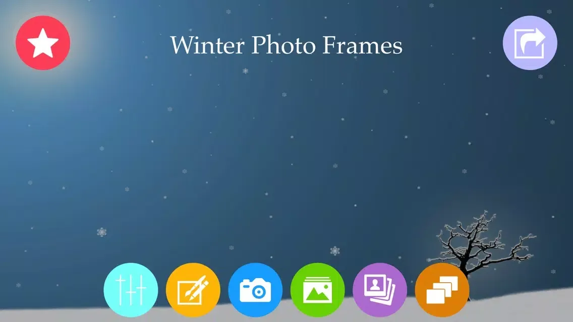 Winter Photo Frames & Photo Editor স্ক্রিনশট
