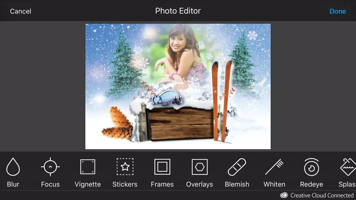 Winter Photo Frames & Photo Editor স্ক্রিনশট