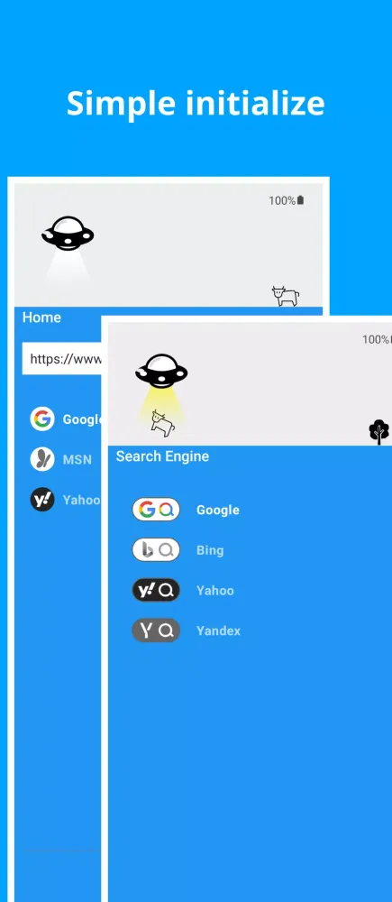 UFO Browser Screenshots