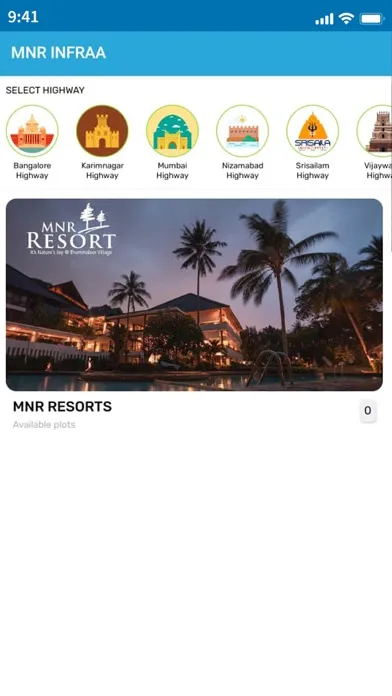 ภาพหน้าจอของ MNR INFRAA