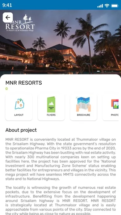 ภาพหน้าจอของ MNR INFRAA