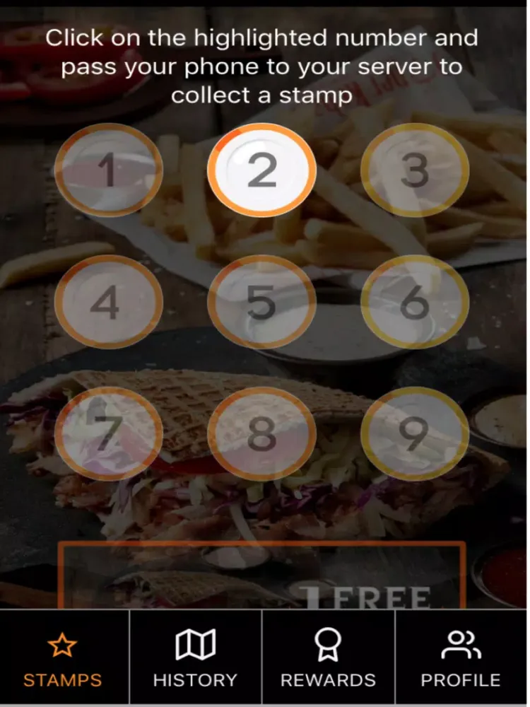 Ảnh chụp màn hình của German Doner Kebab Loyalty App iPad 