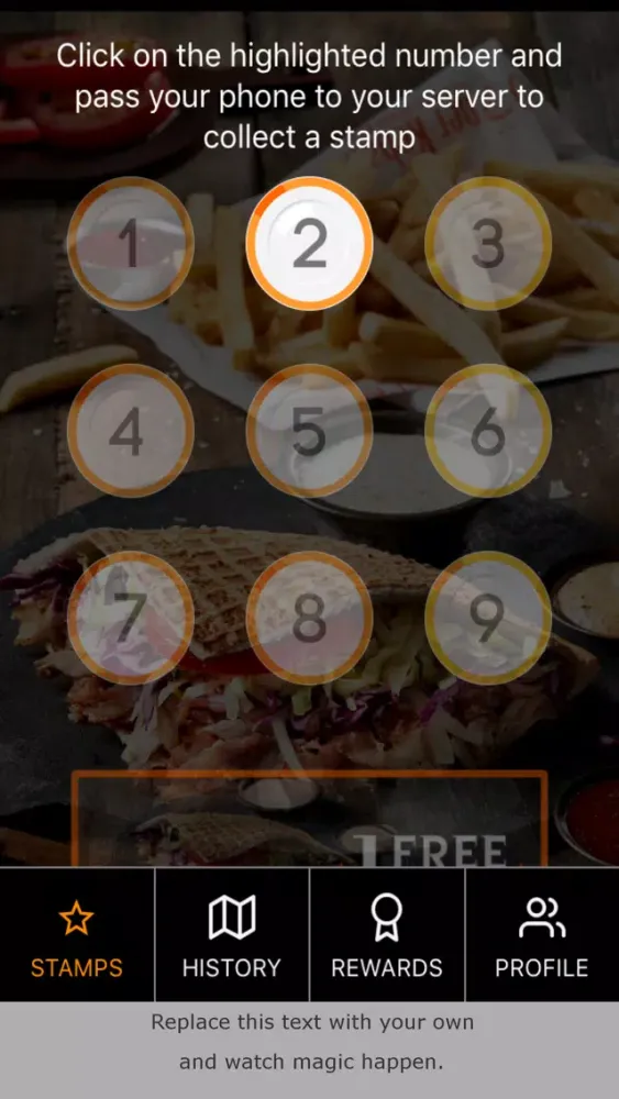 Ảnh chụp màn hình của German Doner Kebab Loyalty App