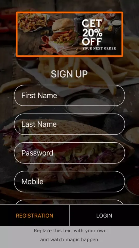 Ảnh chụp màn hình của German Doner Kebab Loyalty App