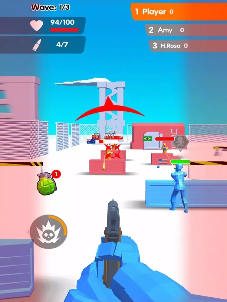 Tangkapan skrin Strike.io iPad 