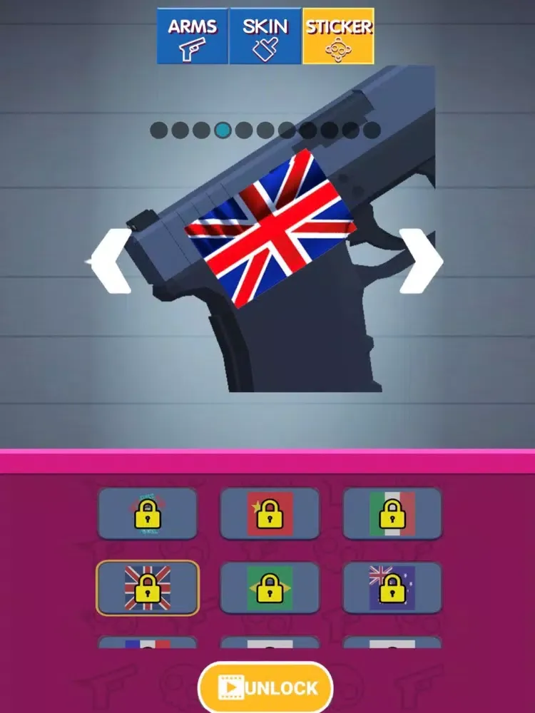 Tangkapan skrin Strike.io iPad 