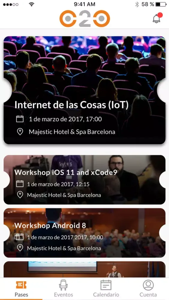 Скриншоты O2O Events – Digital Access