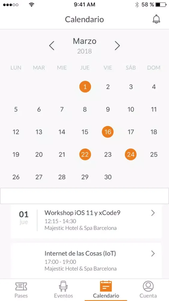 Скриншоты O2O Events – Digital Access