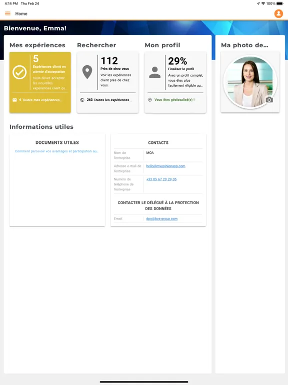 myOpinionApp by BVA iPad 应用截图