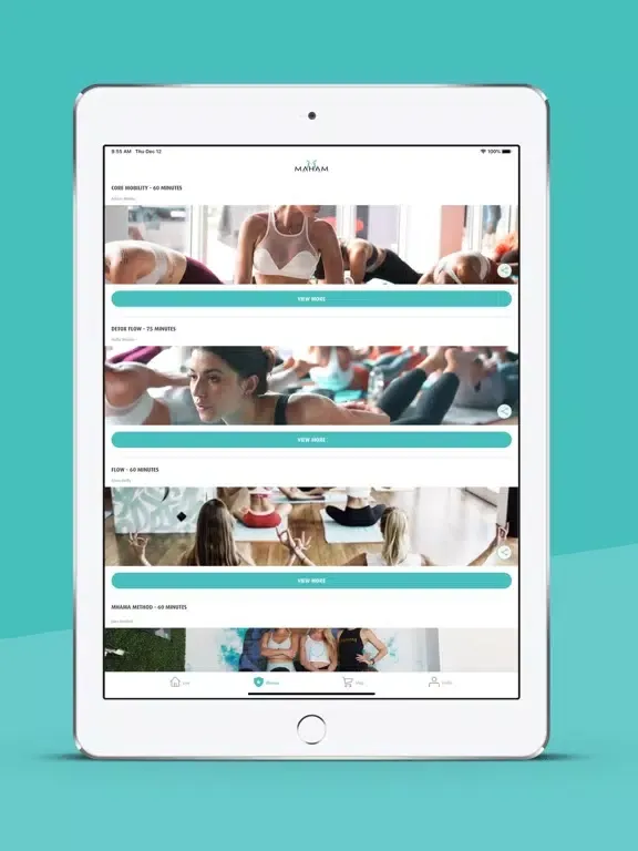 Maham Yoga iPad  스크린샷