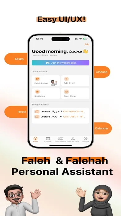 Faleh |Your Personal Assistant سکرین شاٹس
