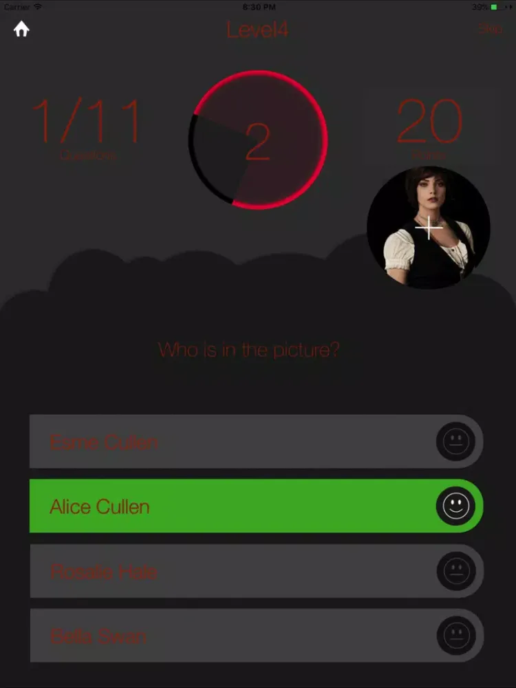 Trivia for Twilight - Fan Quiz iPad  Screenshots