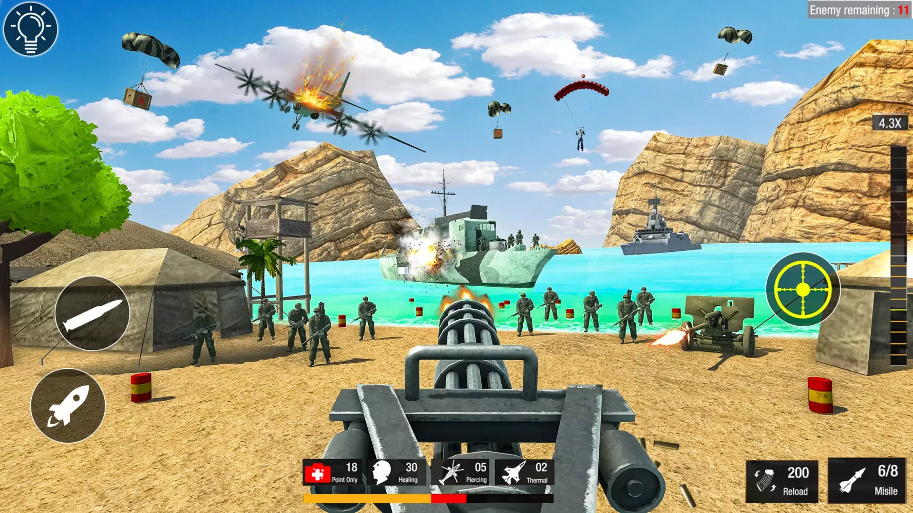 World War II Frontline Shooter应用截图