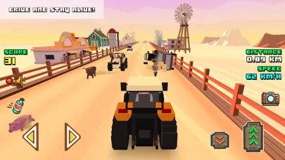 Tangkapan layar Pixel Farm Racing & Simulator