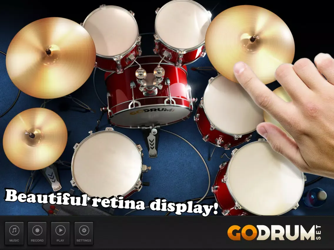 Capturas de pantalla de Go! Drum Set iPad 