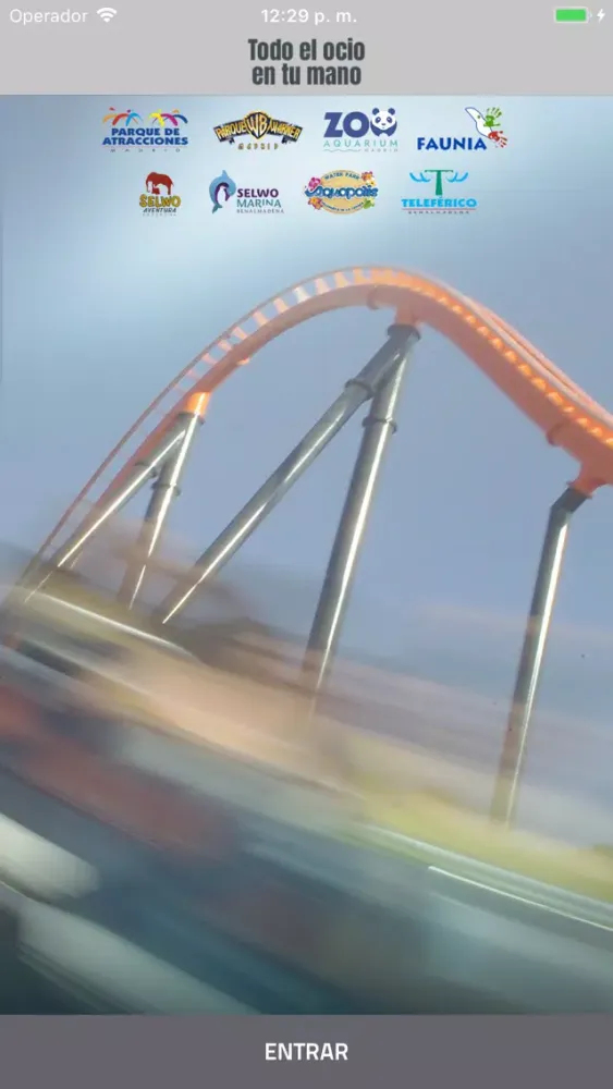 Capturas de tela do Parques Reunidos