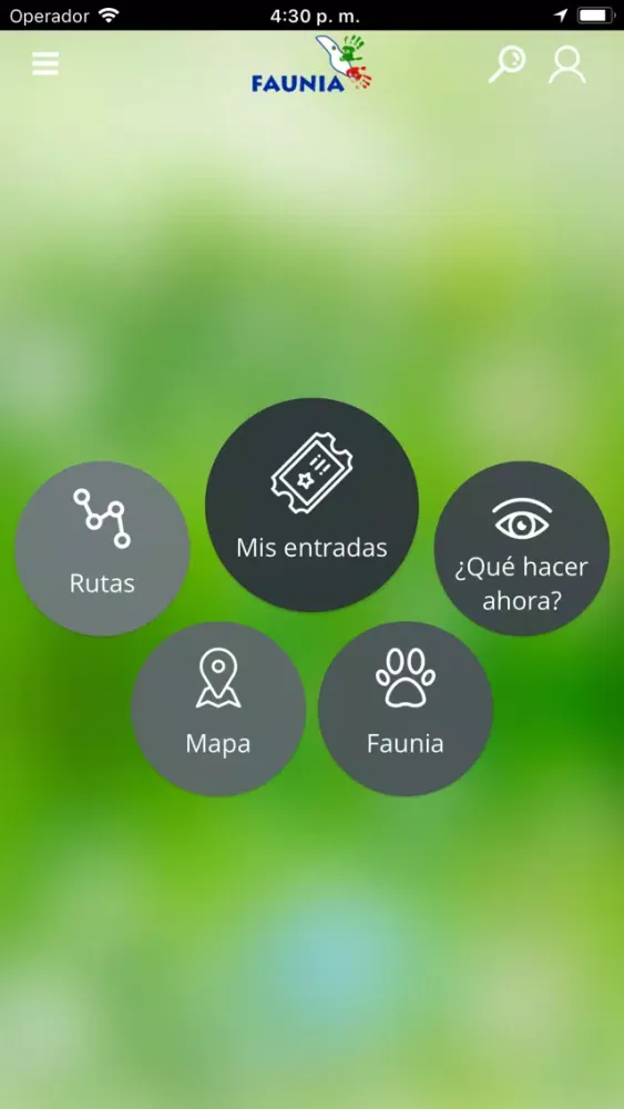 Capturas de tela do Parques Reunidos