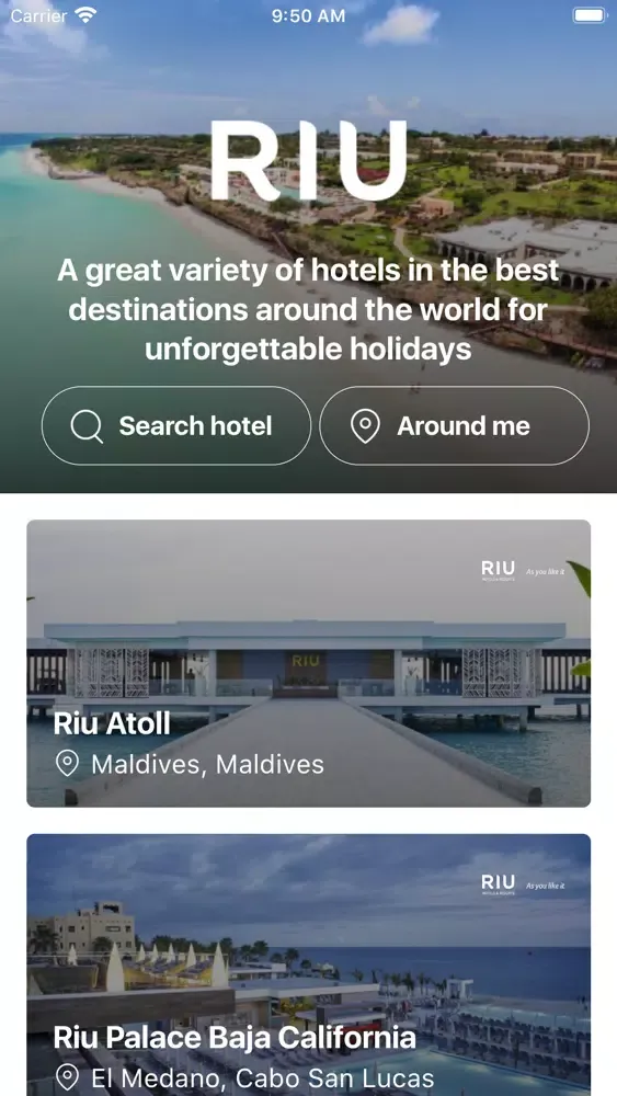 Скриншоты Riu Guest Info