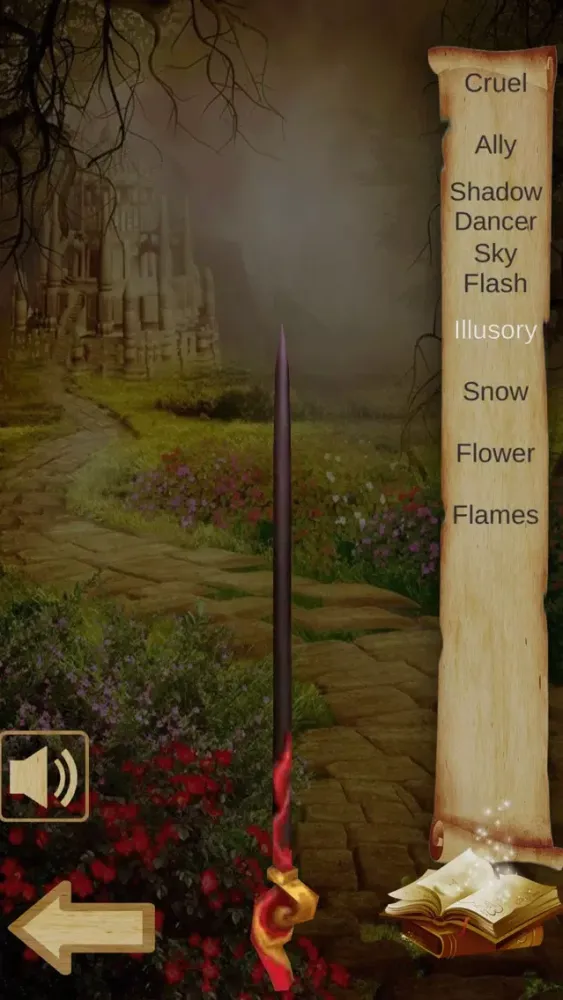 Captures d'écran de Magic wand spell