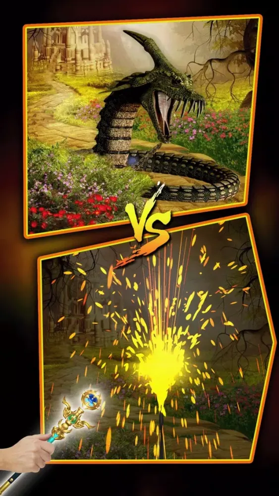 Captures d'écran de Magic wand spell