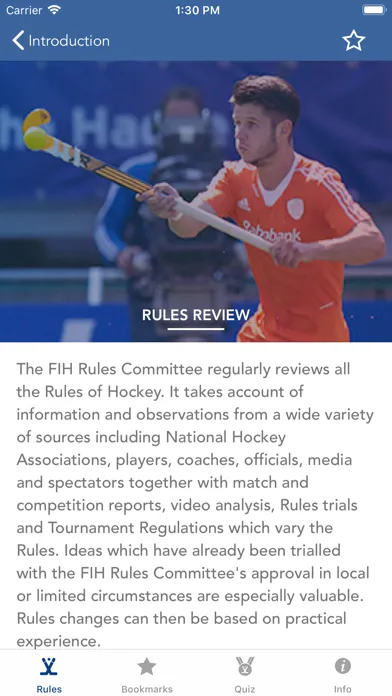 Ảnh chụp màn hình của Rules of Hockey