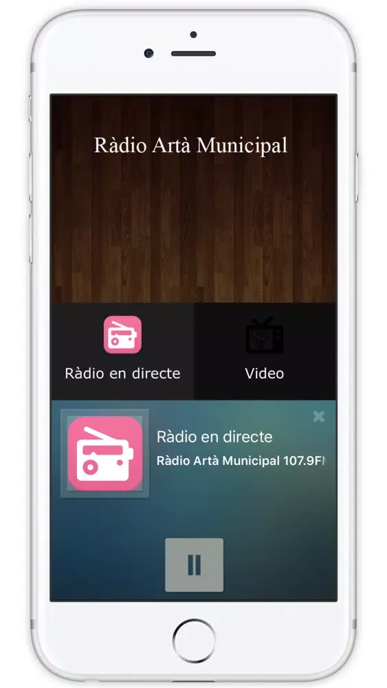 Tangkapan skrin Ràdio Artà