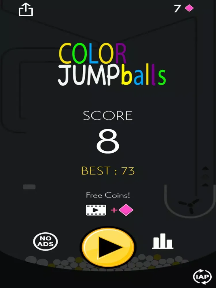 Color Jumpballs iPad 应用截图