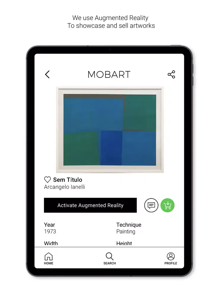 Mobart - Augmented Galleries iPad 应用截图