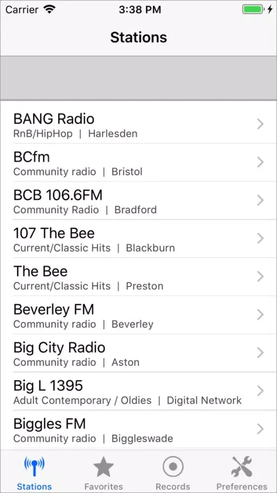 European Online Radio Stations Ekran Görüntüleri