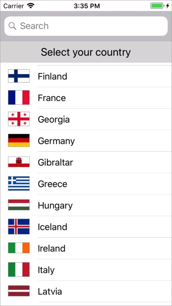 European Online Radio Stations Ekran Görüntüleri