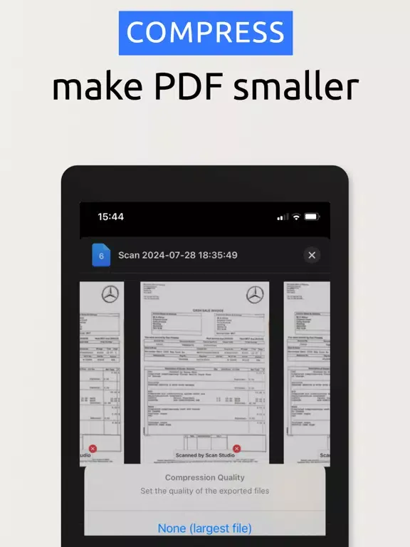 Scanner App: Scan Studio iPad  스크린샷