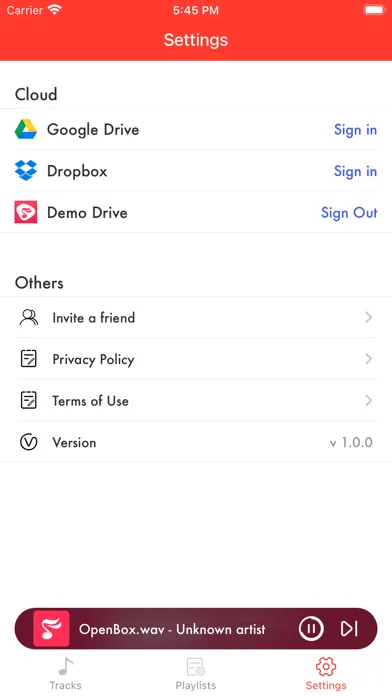 Tangkapan skrin Cloud Musicing-Stream&Offline
