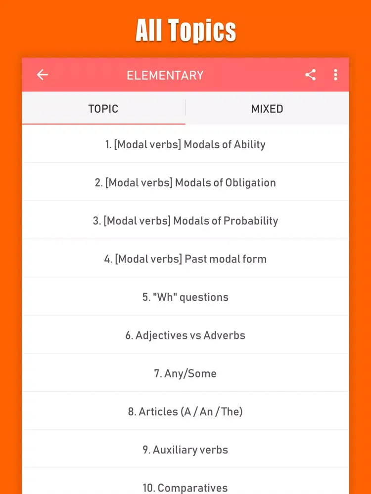 Zrzuty ekranu English Grammar Test In Use iPad 