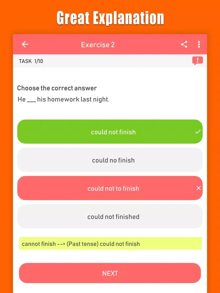 Zrzuty ekranu English Grammar Test In Use iPad 