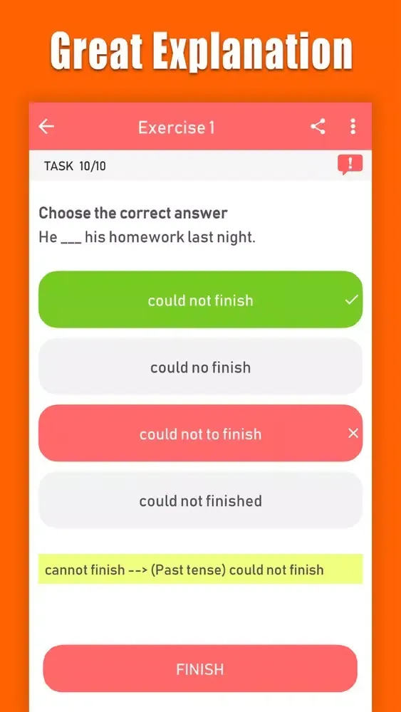Zrzuty ekranu English Grammar Test In Use