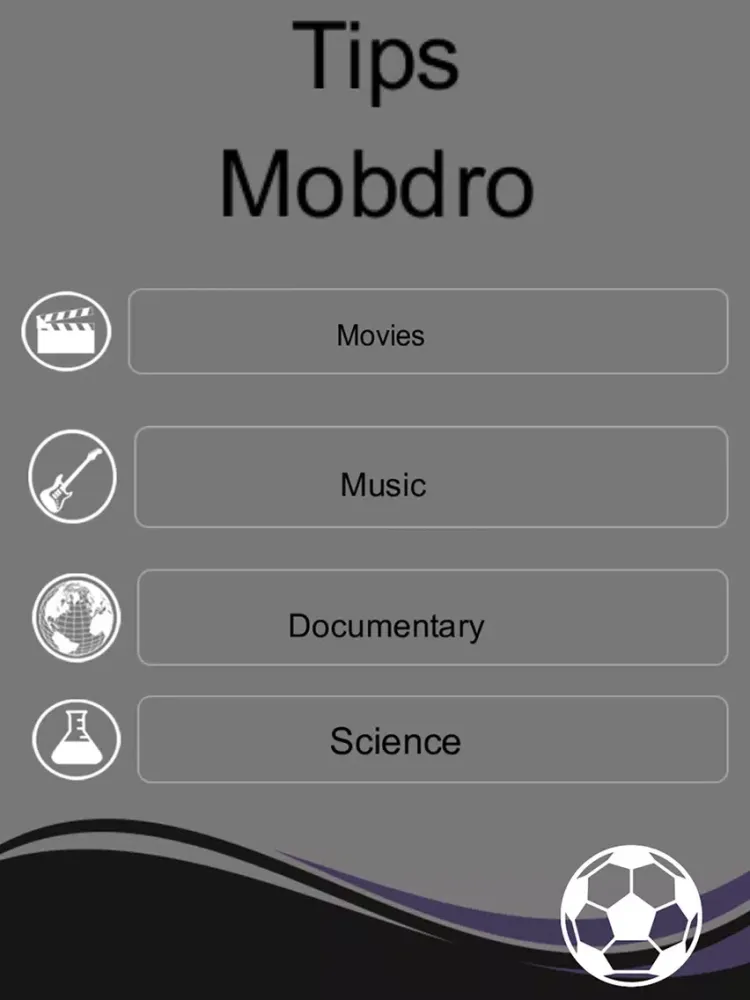 Capturas de pantalla de Trivia for mobdro iPad 