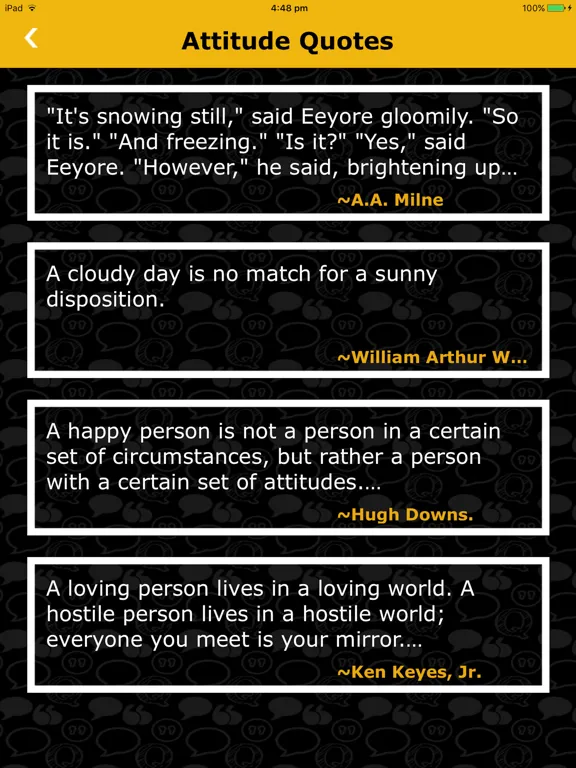 Скриншоты Brilliant Quotes- The Best Pandora Life Quotations iPad 